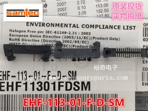 EHF-113-01-F-D-SM Samtec Conn Ejector Header HDR 26 POS 1.27mm Solder ST SMD Tube
