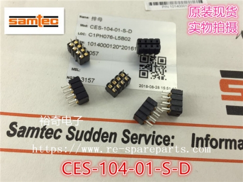 Samtec  CES-104-01-S-D Conn Socket Strip SKT 8 POS 2.54mm Solder ST Thru-Hole