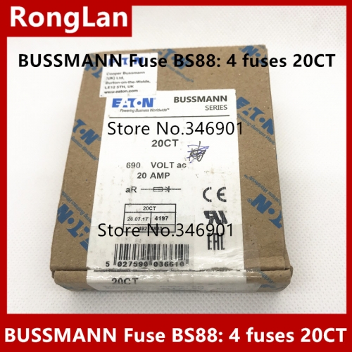 BUSSMANN fuse tube, BS88:4 fuse, 20CT, 20A, 10CT, 16CT, 6CT 12CT 690V