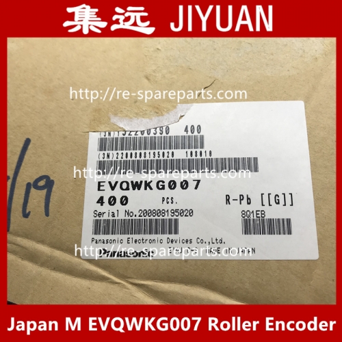 Japanese M EVQWKG007 Roller Encoder with Switch 15 Gear 360 Degree Rotary Disk Dial Wheel Coding