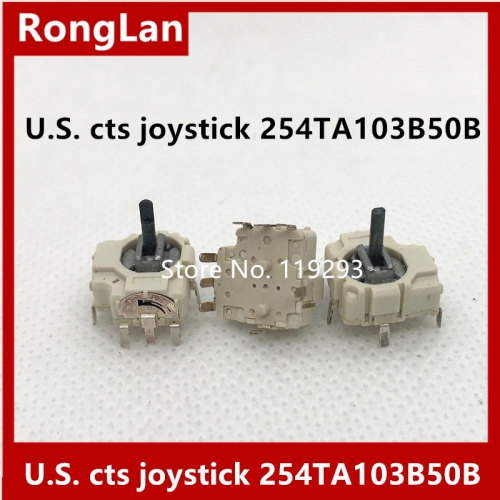U.S. cts joystick potentiometer 254TA103B50B（lock）  254TB103B60A（reset） CTS 11*11*5 PSV rocker mini rocker eclipse With press switch three dedicated