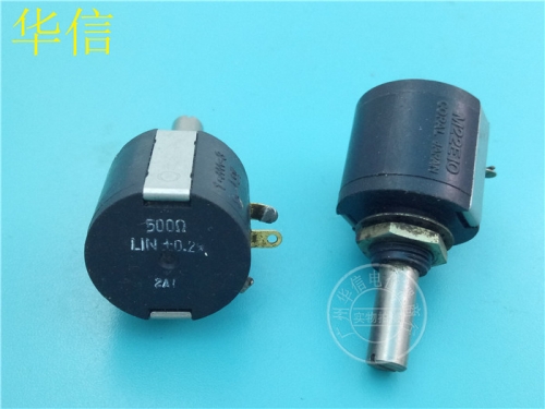 Used Japan M22E10 500R 1K 2K 10K 20K 100K COPAL multi turn potentiometer printing machine parts handle 25MM off the glue