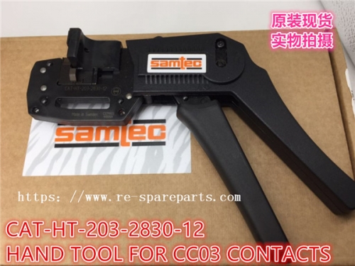 Samtec  CAT-HT-203-2830-12 Crimp Tool - Ratchet - Samtec CC03M/CC03R Series - 30-28AWG Contacts.