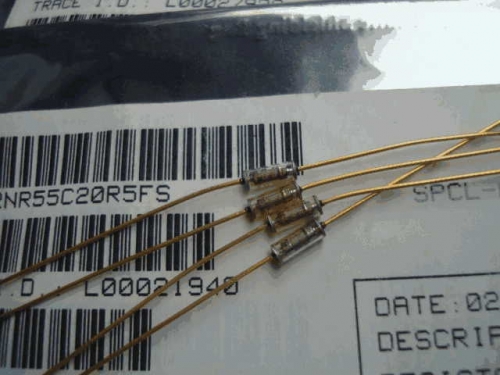 Origional Product Vishay Gold Pin 20.5R S 20R 0.1% Glass Fiber High-Precision Fever Resistor