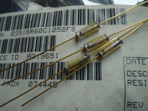 Origional Product Vishay Gold Pin 1W 10.5 k s 10K 0.1% Glass Fiber High-Precision Fever Resistor