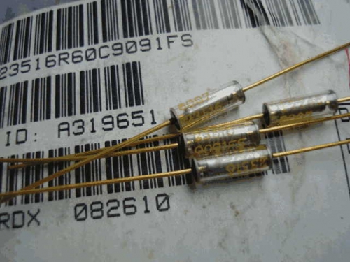 Origional Product Vishay Gold Pin 1W 9.09 k s 9K 0.1% Glass Fiber High-Precision Fever Resistor
