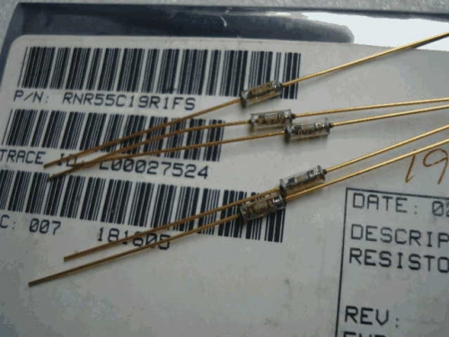 Origional Product Vishay Gold Pin 19.1R S 20R 0.1% Glass Fiber High-Precision Fever Resistor