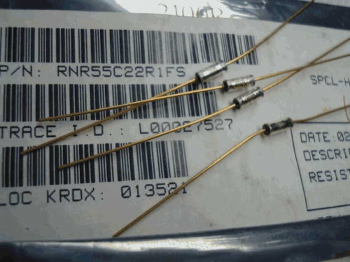 Origional Product Vishay Gold Pin 22.1R S 22R 0.1% Glass Fiber High-Precision Fever Resistor