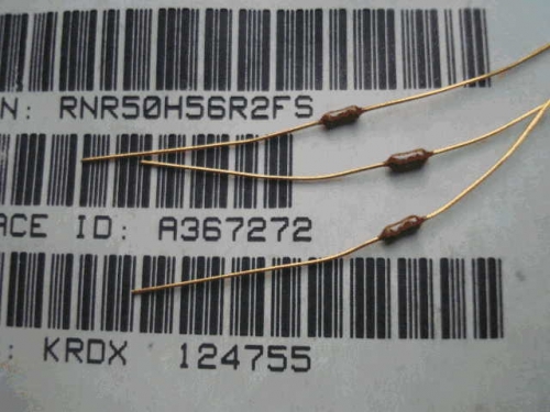 VISHAY 0.1% Military Standard Gold Pin Resistor 56.2R S 56R Super Low Noise Non-Inductive Fever Resistor