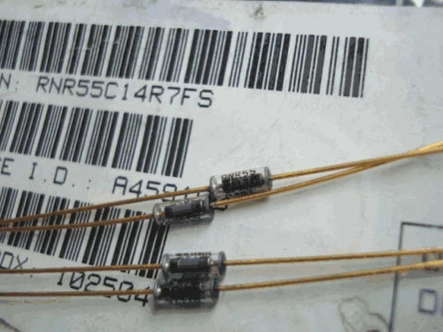 Origional Product Vishay Gold Pin 14.7R S 15R 0.1% Glass Fiber High-Precision Fever Resistor