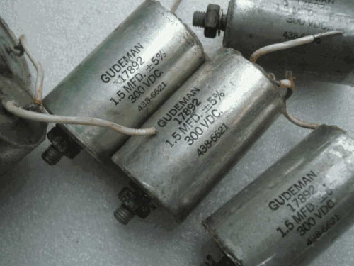 America Gudeman Goldman 300 V 1.5uf Antique Oil-Immersed Stepless Frequency Audio Capacitance