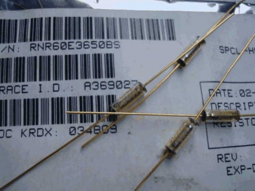 Origional Product Vishay Gold Pin 1W 365R 365 0.1% Glass Fiber High-Precision Fever Resistor