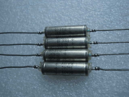 America Sprague Jan Military Standard 75V 3 uf s 3.3UF Axial Liquid Tantalum Silver Cathode Capacitance