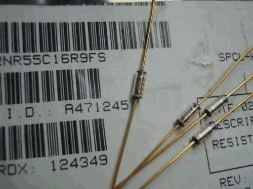 Origional Product Vishay Gold Pin 16.9R S 17R 0.1% Glass Fiber High-Precision Fever Resistor
