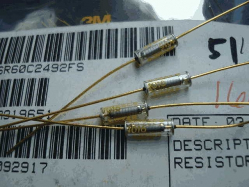 Origional Product Vishay Gold Pin 1W 24.9 k s 25K 0.1% Glass Fiber High-Precision Fever Resistor