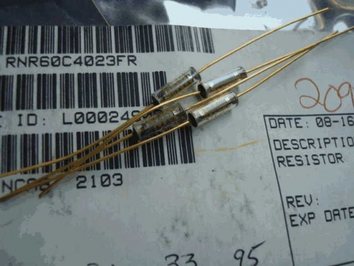 Origional Product Vishay Gold Pin 1W 402 k s 390K 0.1% Glass Fiber High-Precision Fever Resistor