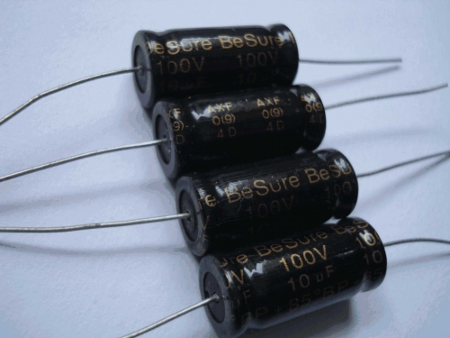 Brand New BeSure 100V 10UF Frequency Divider Axial Non-Polar Electrolytic Capacitor 1900PCS