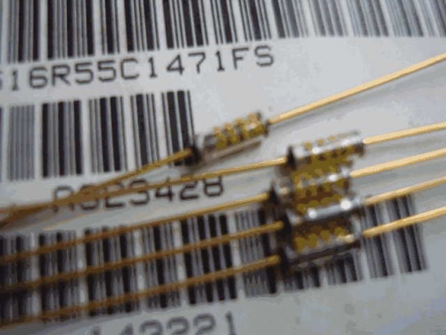 Origional Product Vishay Gold Pin 1.47 k s 1.5K 0.1% Glass Fiber High-Precision Fever Resistor