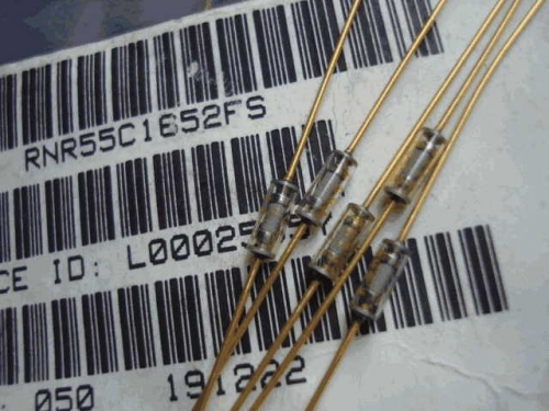 Origional Product Vishay Gold Pin 16.5 k s 16K 0.1% Glass Fiber High-Precision Fever Resistor