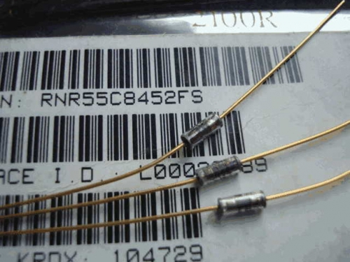 Origional Product Vishay Gold Pin 84.5 k s 85K 0.1% Glass Fiber High-Precision Fever Resistor