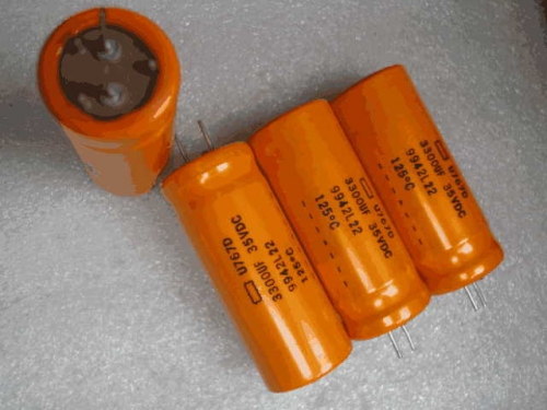 Origional Product America Chemical Sprague 767D Hexi 35V 3300UF 125-Degree Orange tong jiao Audio Filter Capacitor