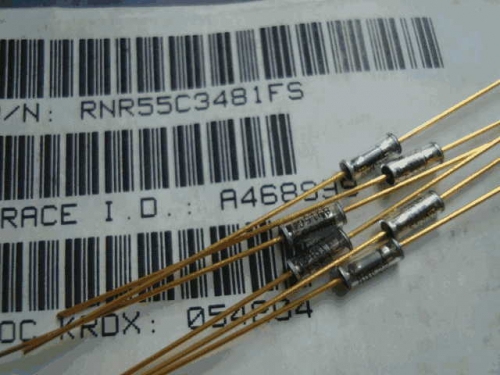 Origional Product Vishay Gold Pin 3.48 k s 3.5K 0.1% Glass Fiber High-Precision Fever Resistor