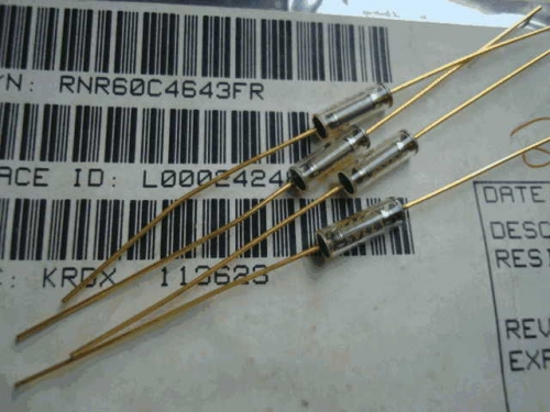 Origional Product Vishay Gold Pin 1W 464K 464000 0.1% Glass Fiber High-Precision Fever Resistor
