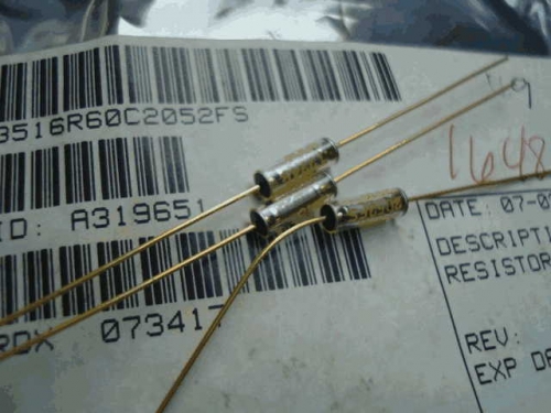 Origional Product Vishay Gold Pin 1W 20.5 k s 20K 0.1% Glass Fiber High-Precision Fever Resistor