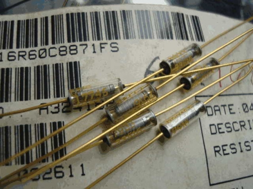 Origional Product Vishay Gold Pin 1W 8.87 k s 8.8K 0.1% Glass Fiber High-Precision Fever Resistor