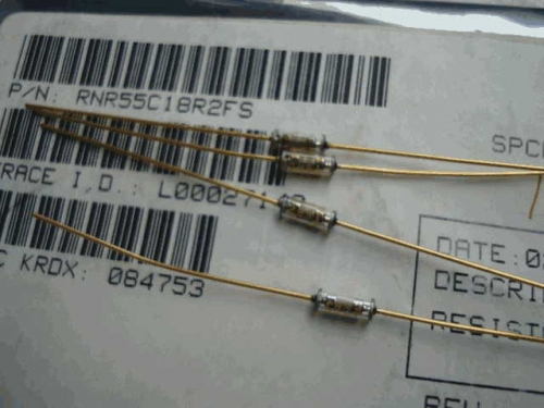 Origional Product Vishay Gold Pin 18.2R S 18R 0.1% Glass Fiber High-Precision Fever Resistor