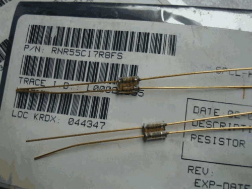 Origional Product Vishay Gold Pin 17.8R S 18R 0.1% Glass Fiber High-Precision Fever Resistor