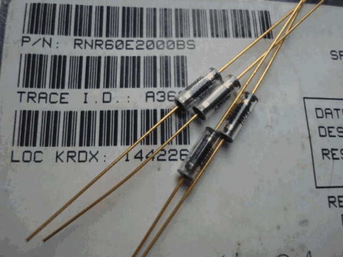 Origional Product Vishay Gold Pin 1W 200R 200 0.1% Glass Fiber High-Precision Fever Resistor