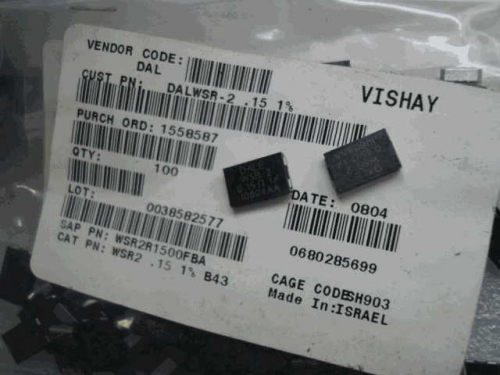 Dale Vishay 0.15 Euro 2W 0.15R WSR-2 1% Patch High-Precision Metal Foil Resistor