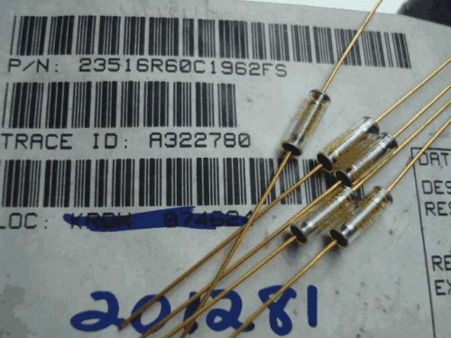 Origional Product Vishay Gold Pin 1W 19.6 k s 20K 0.1% Glass Fiber High-Precision Fever Resistor