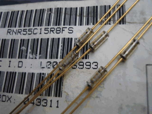 Origional Product Vishay Gold Pin 15.8R S 16R 0.1% Glass Fiber High-Precision Fever Resistor