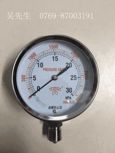 YEATHEI 0-30Kpa Micro Pressure Gauge   Taiwan Iliad Instrument 0-10Kpa 0-30Kpa