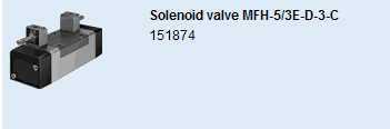 Festo Festo Solenoid Valve MFH-5/3E-D-3-C 151874 Brand New Genuine Original