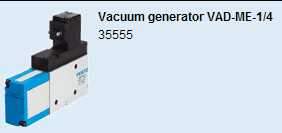 FESTO VAD-ME-1/4 35555 Vacuum Generator Festo Brand New & Original