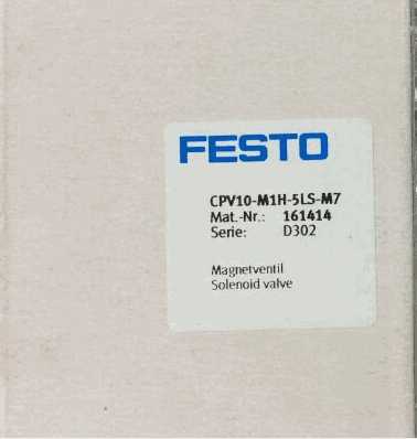 Festo Festo 161414 CPV10-M1H-5LS-M7 Brand New Genuine Original