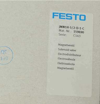 Festo Festo Solenoid Valve JMN1H-5/2-D-1-C 159690 Brand New Genuine Original