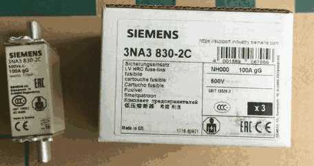 Genuine Product SIEMENS Fuse Fusible Core Fuse 3NA3830-2C Brand New Genuine Original
