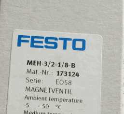 Festo Festo MEH-3/2-1/8-B 173124 Brand New & Original