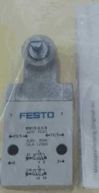 Festo Roller Lever-type Valve RW/O-3-1/8 4937 Genuine Original