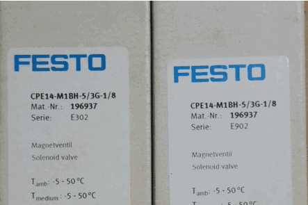 Festo Festo Solenoid Valve CPE14-M1BH-5/3G-1/8 196937 Brand New & Original