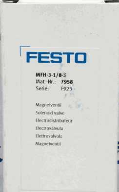 Festo Festo MFH-3-1/8-S 7958 Festool Brand New & Original