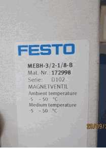 Festo Festo Solenoid Valve 172998 MEBH-3/2-1/8-B Brand New Genuine Original