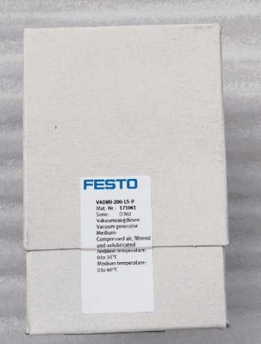 Festo Festo Vacuum Generator VADMI-200-LS-P 171061 Genuine Original