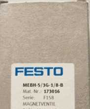 Festo Festo MEBH-5/3G-1/8-B 173016 Brand New & Original