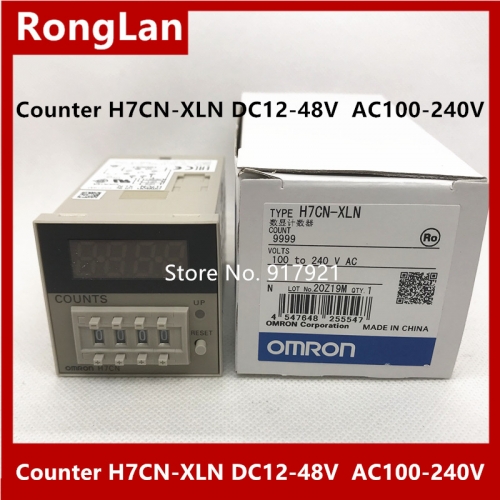 New original authentic OMRON Omron digital counter H7CN-XLN H7CN-XHN H7CN-ALN H7CN-XHNS  DC12-48V AC100-240V