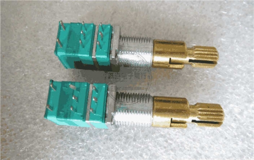 Imported US Bi D500k Dual-Axis Switch Dual-Axis Summer and Winter Potentiometer Handle Length 30mm Thread Straight Diameter 9mm